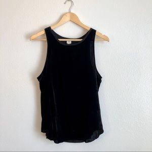 Gap Black Velvet Tank